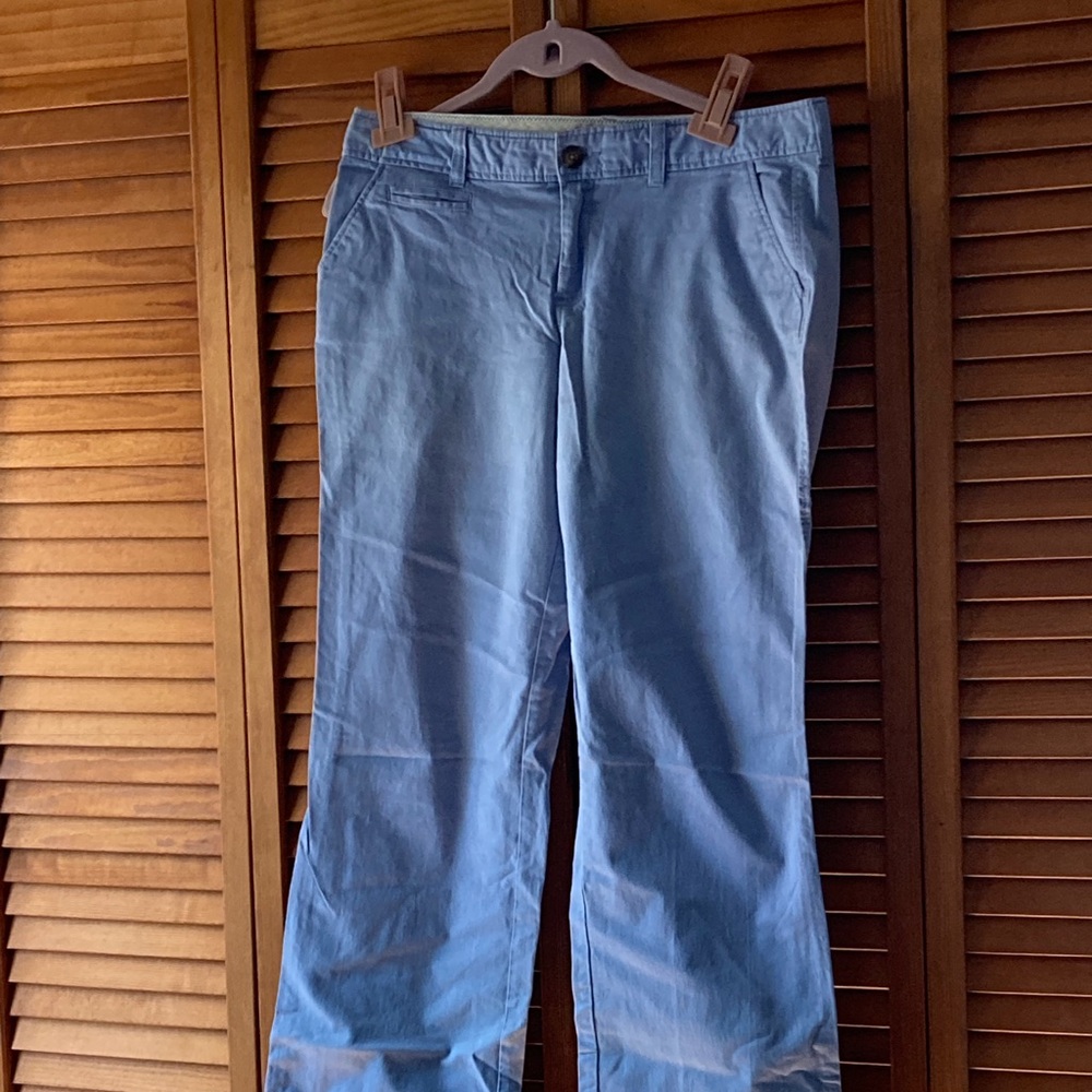 Old Navy khaki pants low rise size 10 light blue